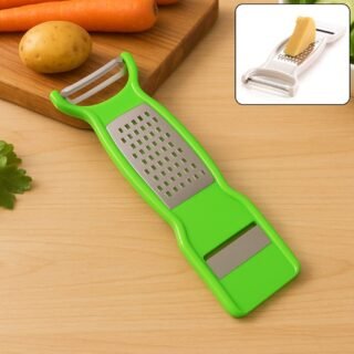 Supermom 3-in-1 Multi-Functional Stainless Steel Vegetable & Fruit Peeler (1 Pc)