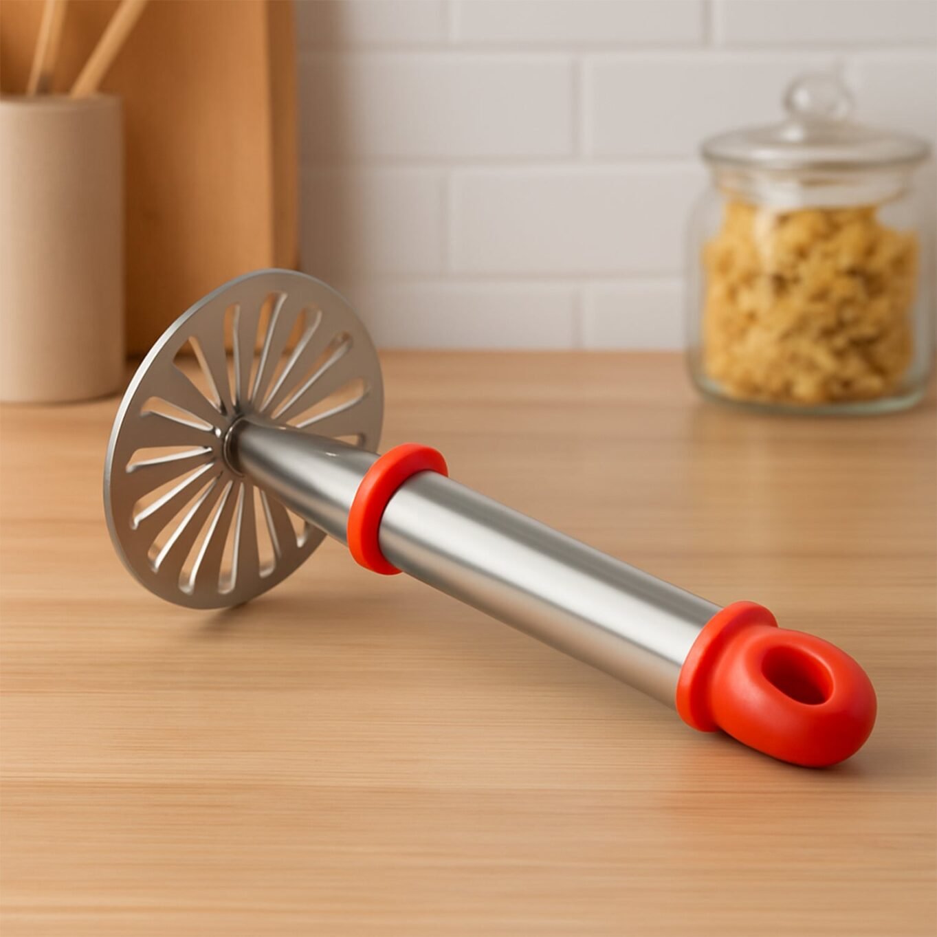 Stainless Steel Potato Masher, PauBhaji Masher - Image 3