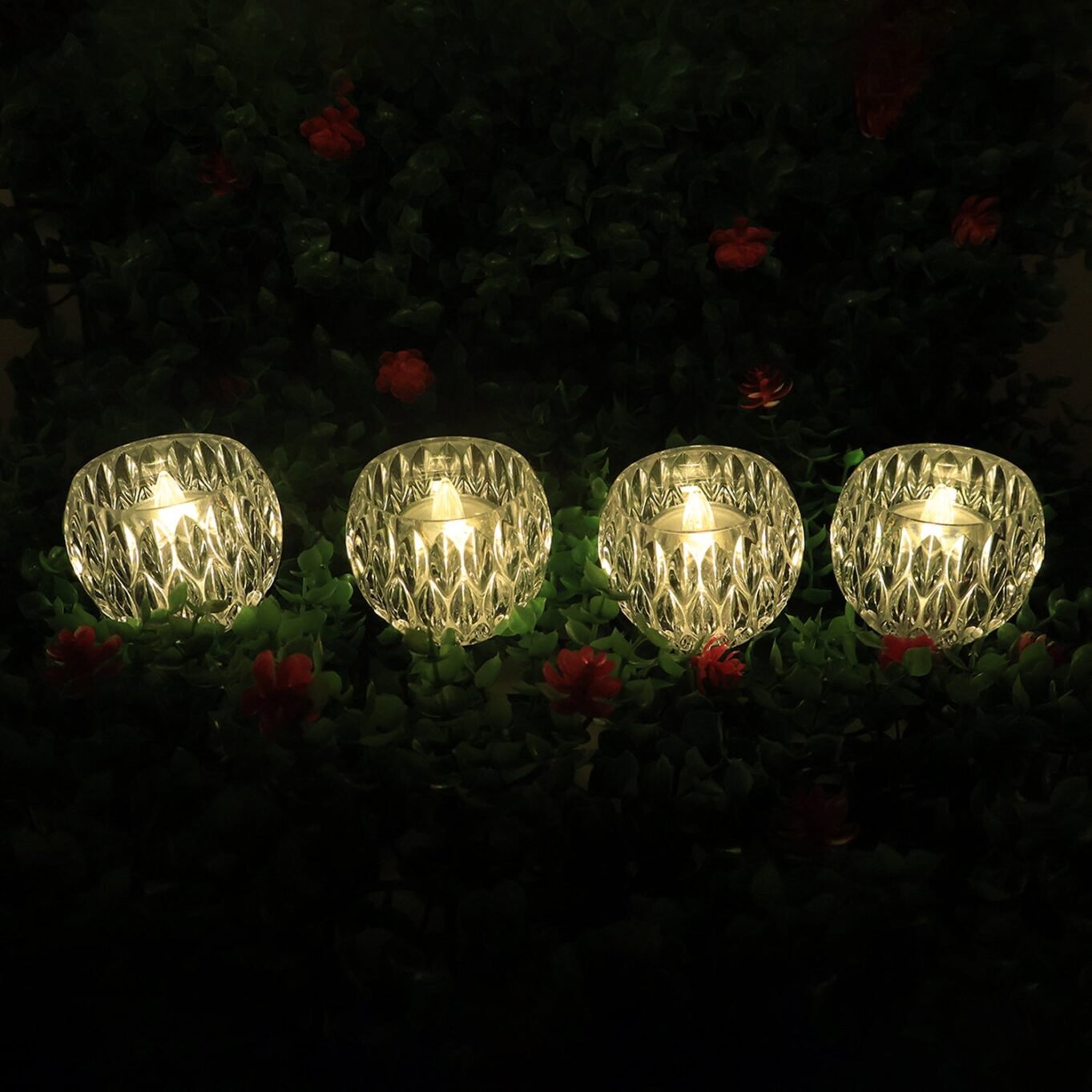 Crystal Design LED Tealight Candles (6 Pc / Set) - Image 8
