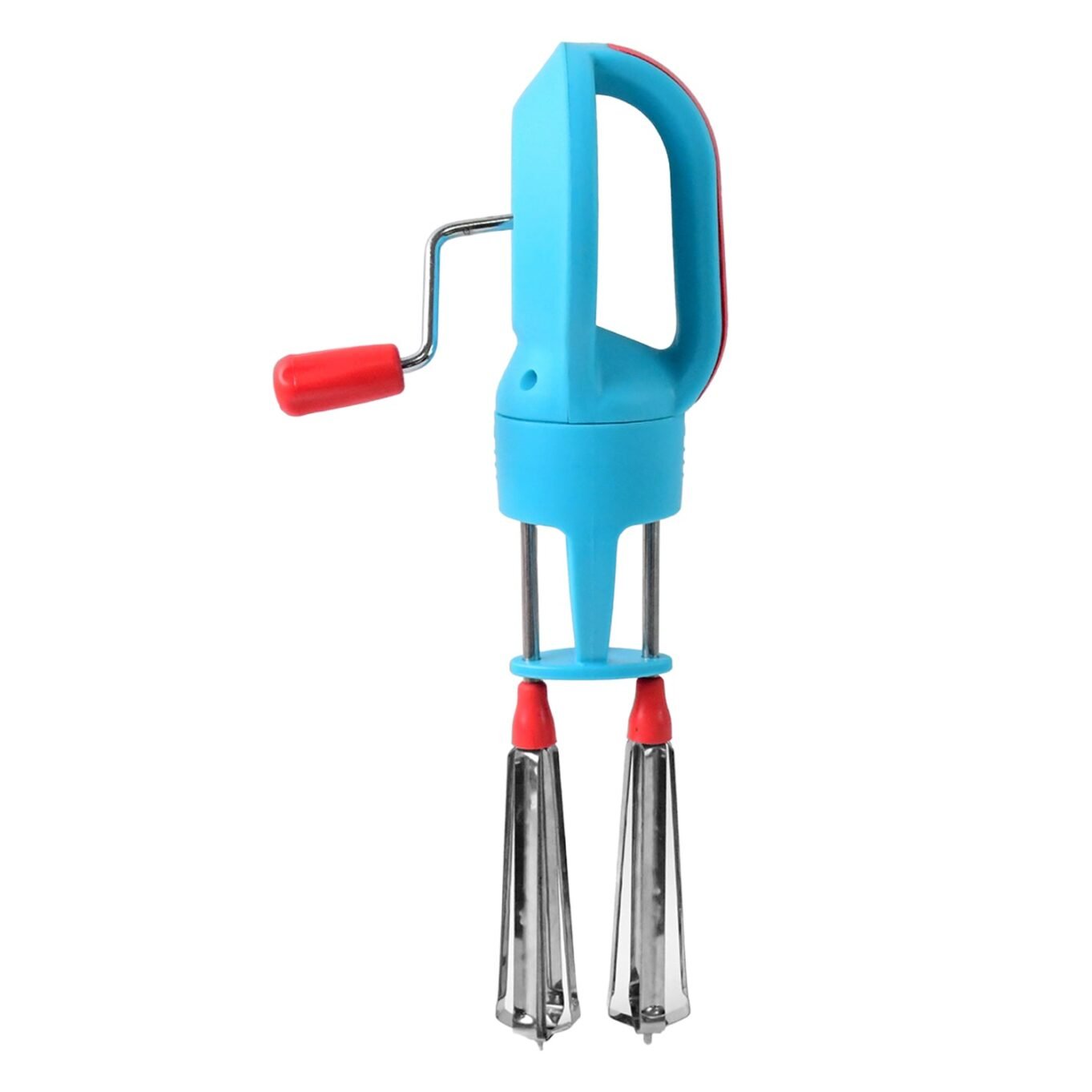 Supermom High-Speed Manual Hand Beater with Dual Stainless Steel Whisks (1 Pc) - Image 5