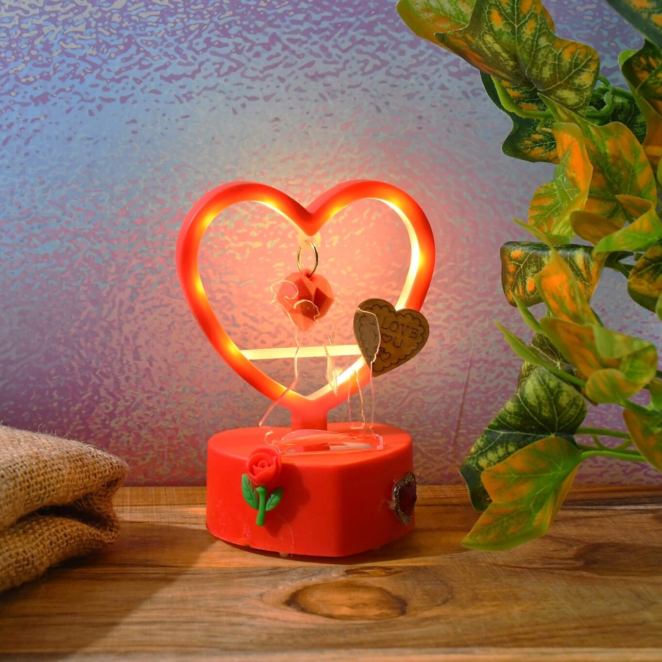 This Romantic Heart-Shaped LED Light Showpiece (1 Pc) - Image 6