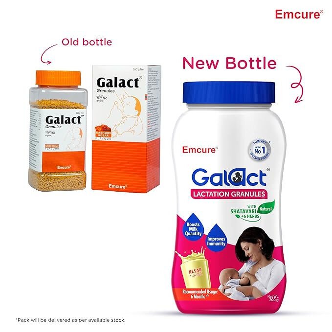 Galact Granules Lactation Granules - Kesar Flavor With Shatavari - Image 2